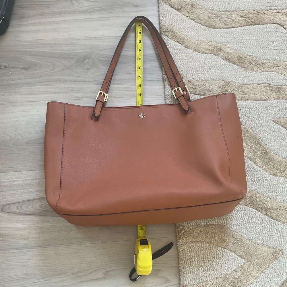 Tory Burch brown work bag tote Buckle - Picture 12 of 16